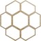 Ekena Millwork Florin Wood Fretwork Pierced Ceiling Medallion, Birch, 30"OD x 10 1/2"ID x 3/8"T CMWP30X30X0375FOBI - alternate 1